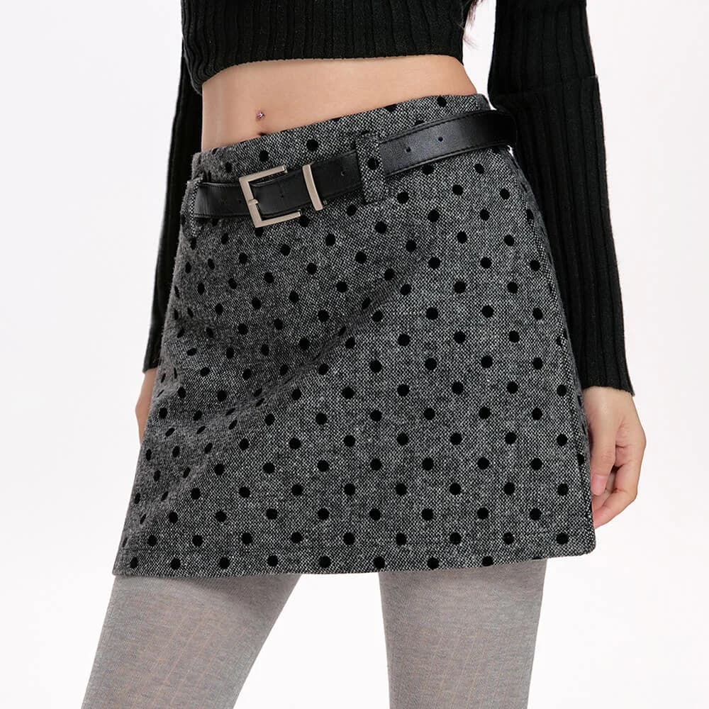 Madeleine Polka Dot Mini Skirt — view 1 Madeleine Polka Dot Mini Skirt — view 1