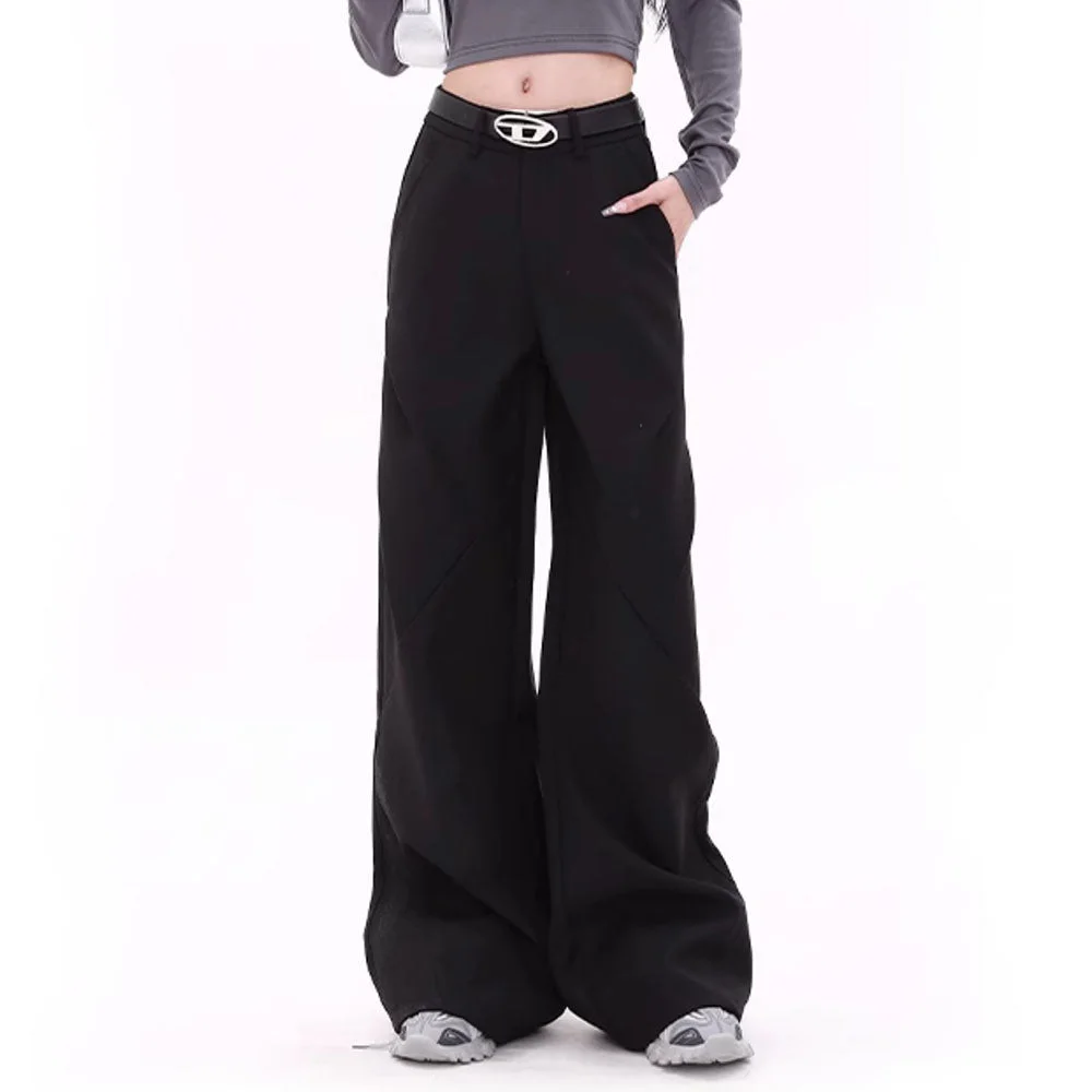 Casual Friday Wide-Leg Black Pants — view 2 Casual Friday Wide-Leg Black Pants — view 2