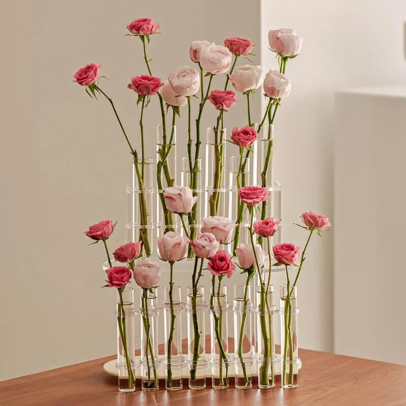Test Tube Flower Vase — view 2 Test Tube Flower Vase — view 2