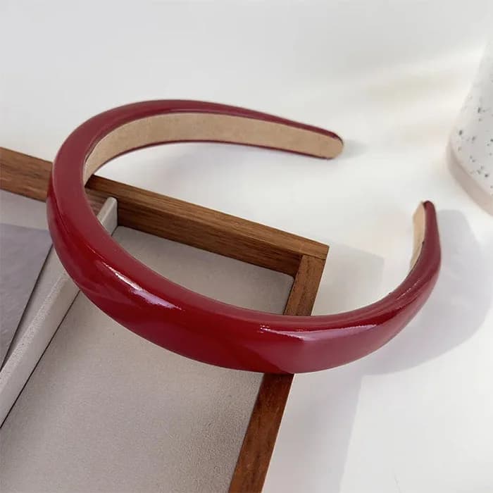 Old Money Lacquered Headband — view 2 Old Money Lacquered Headband — view 2