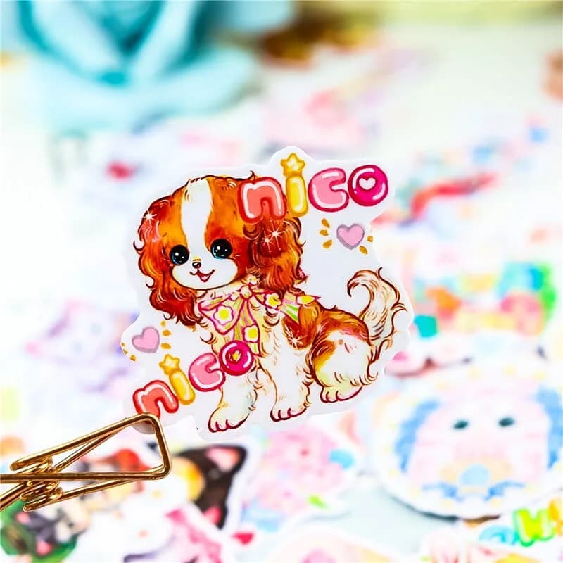 Vintage Animal Sticker Collection — view 2 Vintage Animal Sticker Collection — view 2
