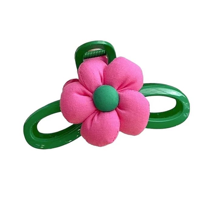 Daisy Puffer Hair Claw — view 1 Daisy Puffer Hair Claw — view 1