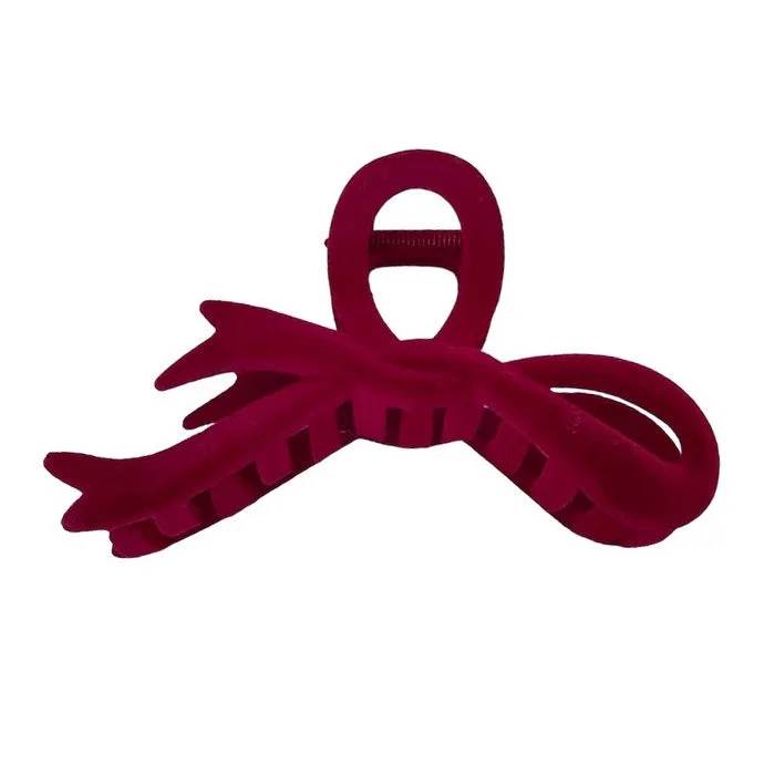Coquette Velvet Bow Hair Claw — view 1 Coquette Velvet Bow Hair Claw — view 1