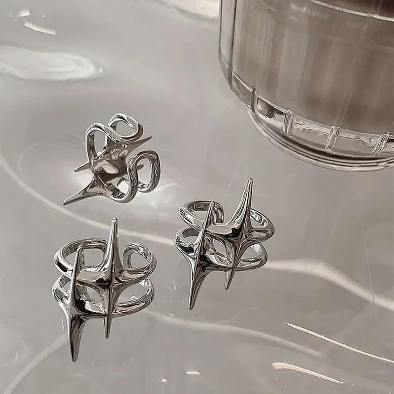 Double Star Aesthetic Ring — view 2 Double Star Aesthetic Ring — view 2