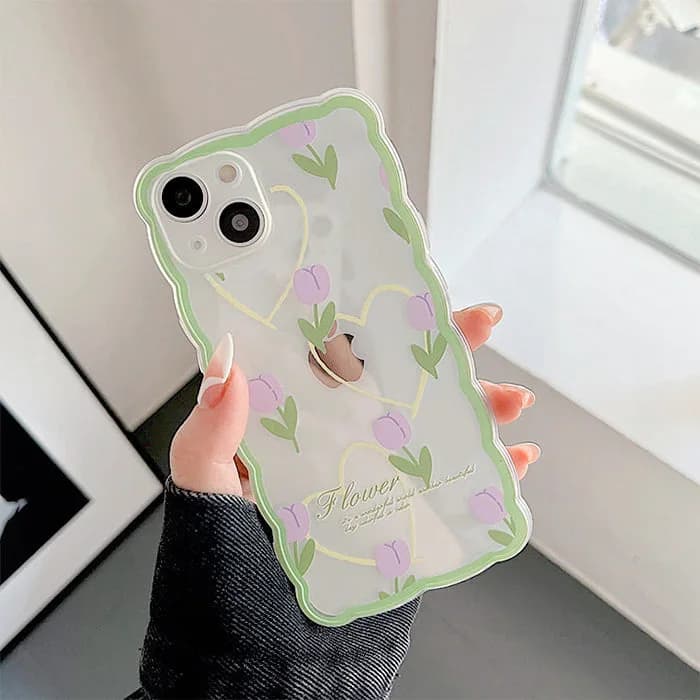 Lavender Flower iPhone Case — view 2 Lavender Flower iPhone Case — view 2