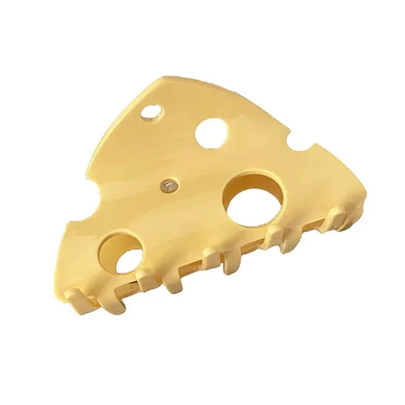 Cheese Hair Claw Clip — view 1 Cheese Hair Claw Clip — view 1