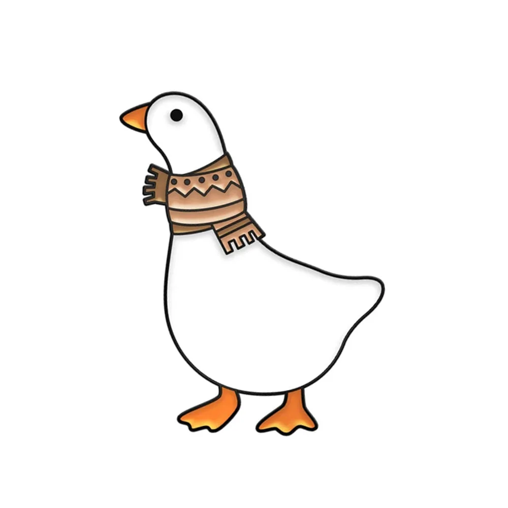 Goose Brooch Pin — view 1 Goose Brooch Pin — view 1