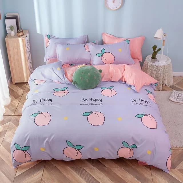 Be Happy Peach Bed Set — view 1 Be Happy Peach Bed Set — view 1
