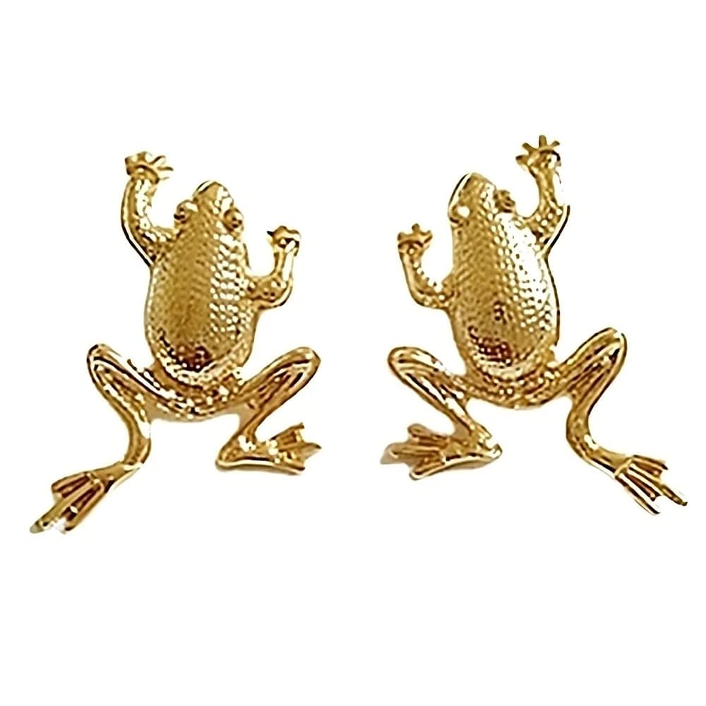 Frog Stud Earrings — view 2 Frog Stud Earrings — view 2