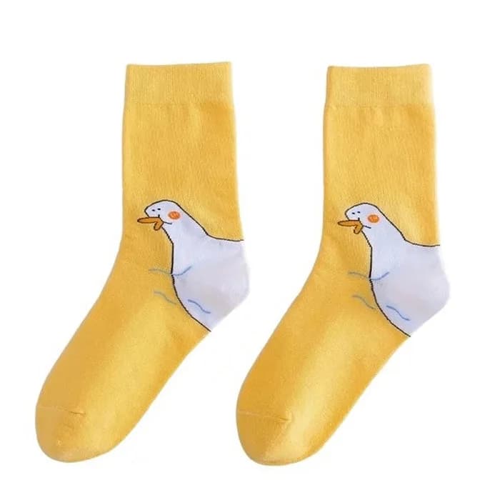 Duck Print Socks — view 1 Duck Print Socks — view 1