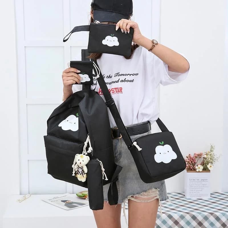 Kawaii Cloud Backpack Set — view 2 Kawaii Cloud Backpack Set — view 2