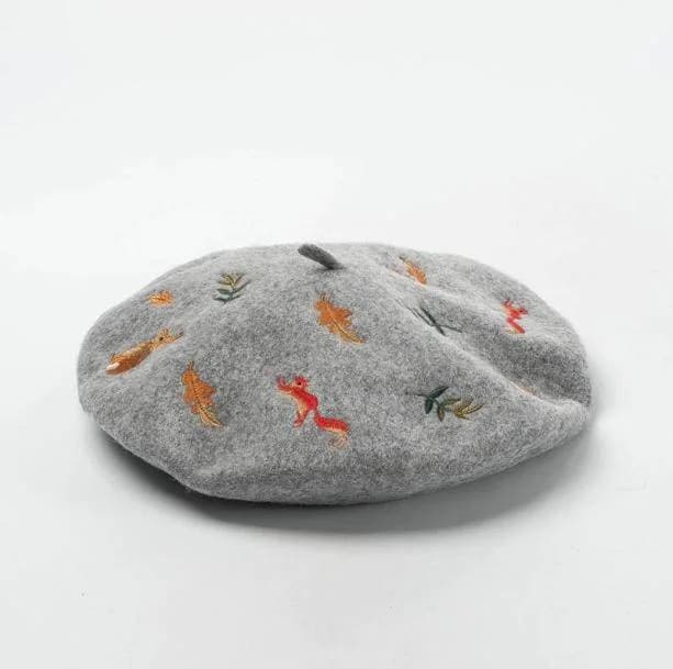 Forest French Beret — view 2 Forest French Beret — view 2