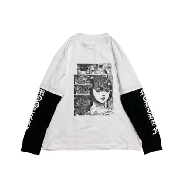 Japanese Anime Horror Sweatshirt — view 1 Japanese Anime Horror Sweatshirt — view 1