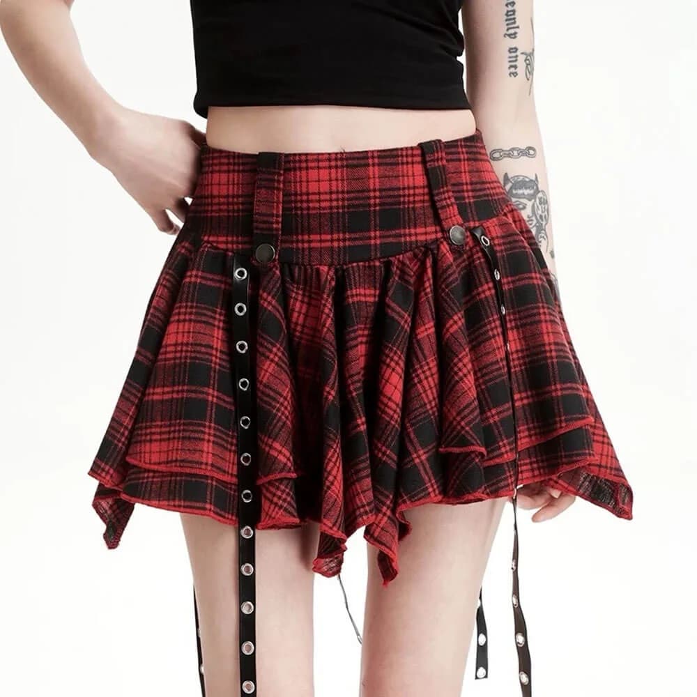 Come As You Are Plaid Skirt — view 3 Come As You Are Plaid Skirt — view 3
