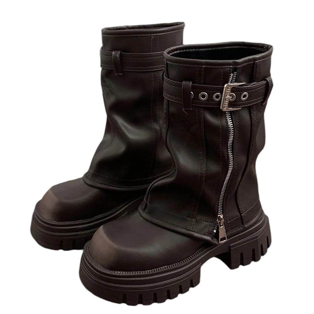 Forbidden Girlfriend Chunky Boots — view 1 Forbidden Girlfriend Chunky Boots — view 1