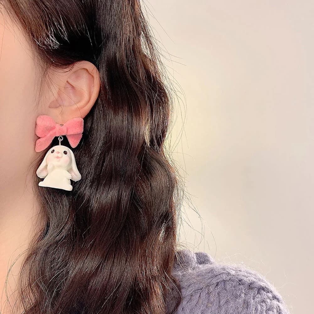 Bunny Bow Earrings — view 2 Bunny Bow Earrings — view 2