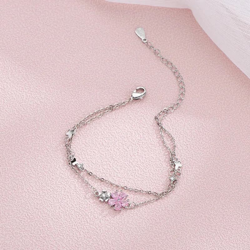 Sakura Cherry Blossom Bracelet — view 2 Sakura Cherry Blossom Bracelet — view 2
