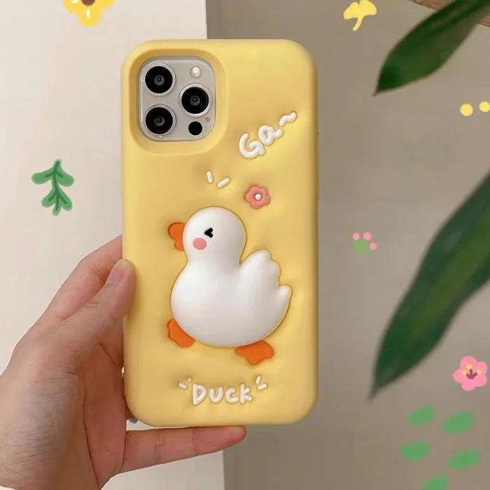 Squishy Duck iPhone Case — view 2 Squishy Duck iPhone Case — view 2