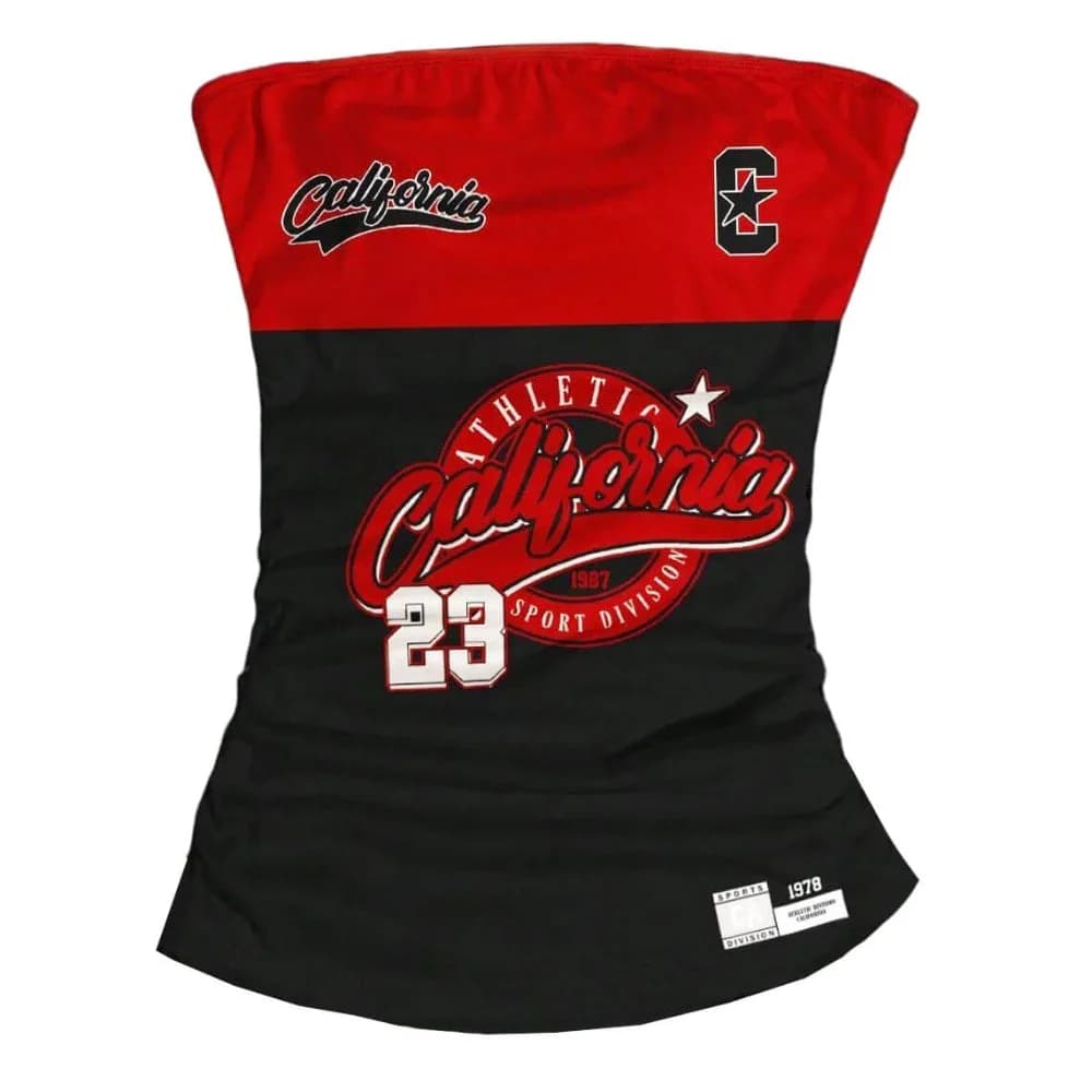 California Print Tube Top — view 2 California Print Tube Top — view 2