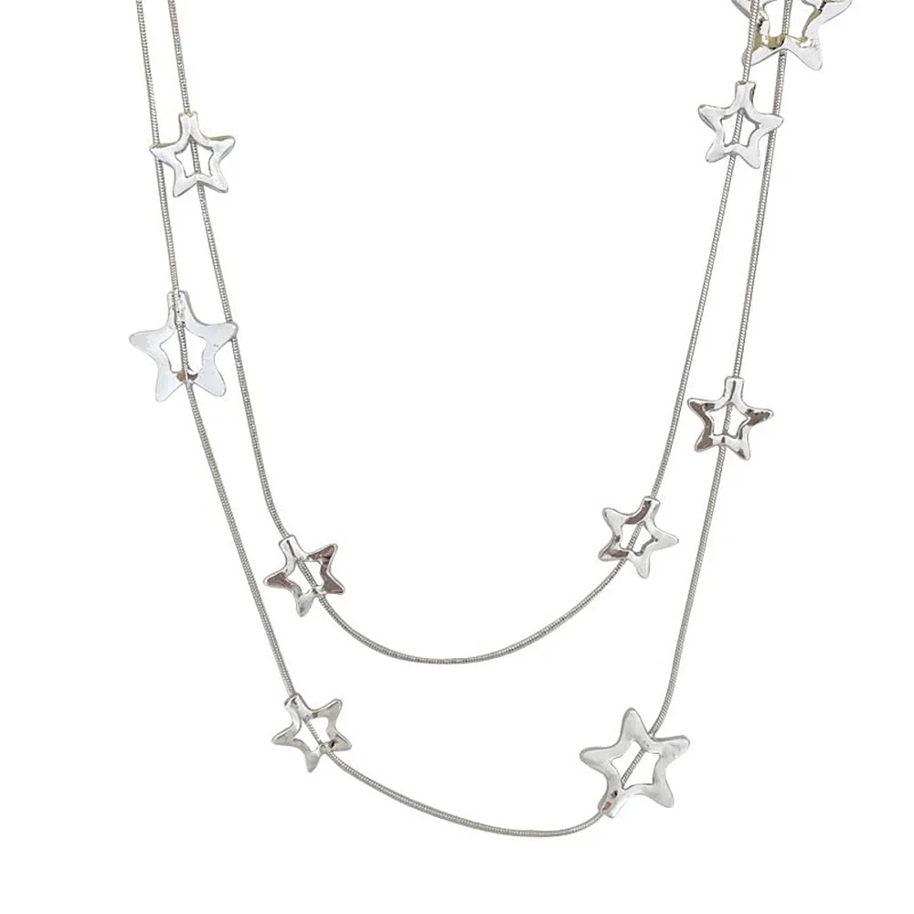 Star Girl Layered Necklace — view 2 Star Girl Layered Necklace — view 2