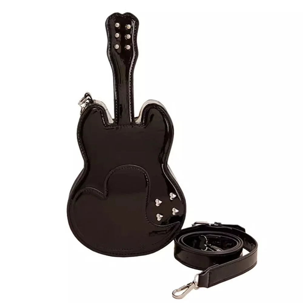 Guitar Shaped Crossbody Bag — view 1 Guitar Shaped Crossbody Bag — view 1