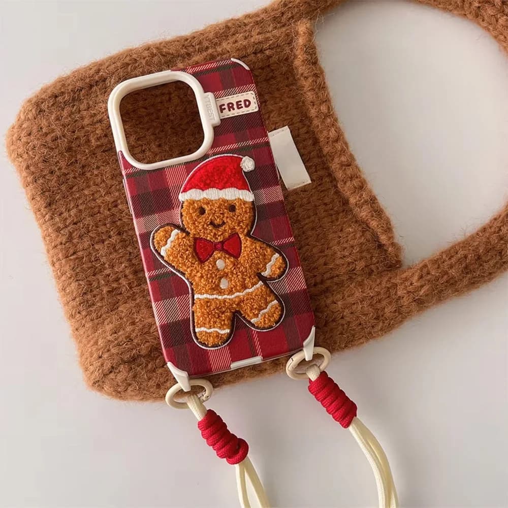Gingerbread Man iPhone Case — view 1 Gingerbread Man iPhone Case — view 1