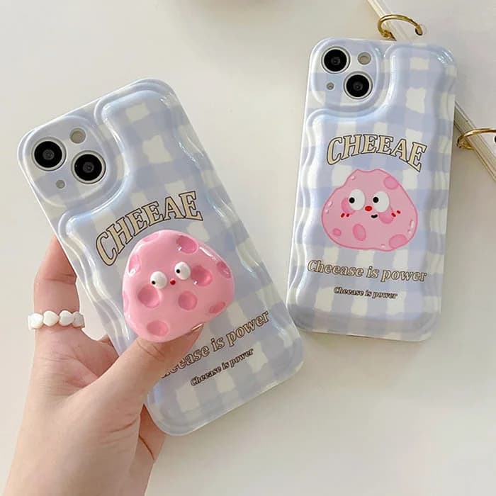 Cheese Holder iPhone Case — view 2 Cheese Holder iPhone Case — view 2