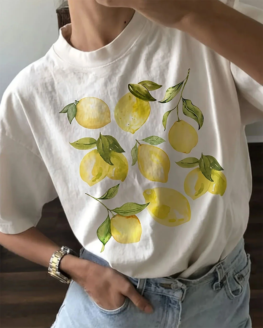 Amalfi Lemon Graphic T-Shirt — view 2 Amalfi Lemon Graphic T-Shirt — view 2