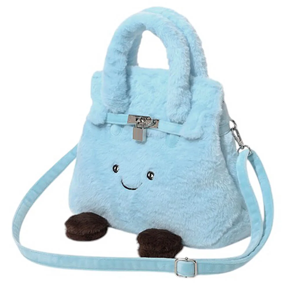 Smiling Face Plush Handbag — view 2 Smiling Face Plush Handbag — view 2