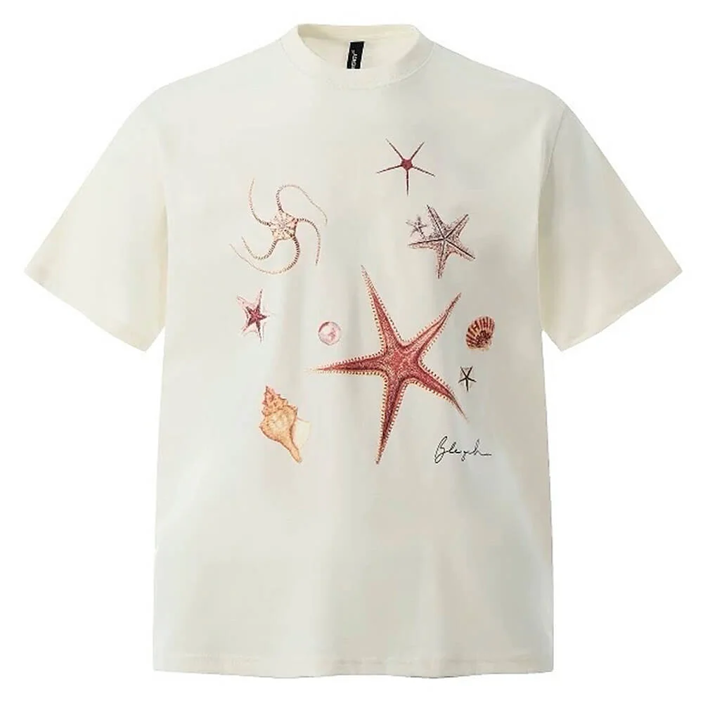 Mermaidcore Ocean Print T-Shirt — view 2 Mermaidcore Ocean Print T-Shirt — view 2