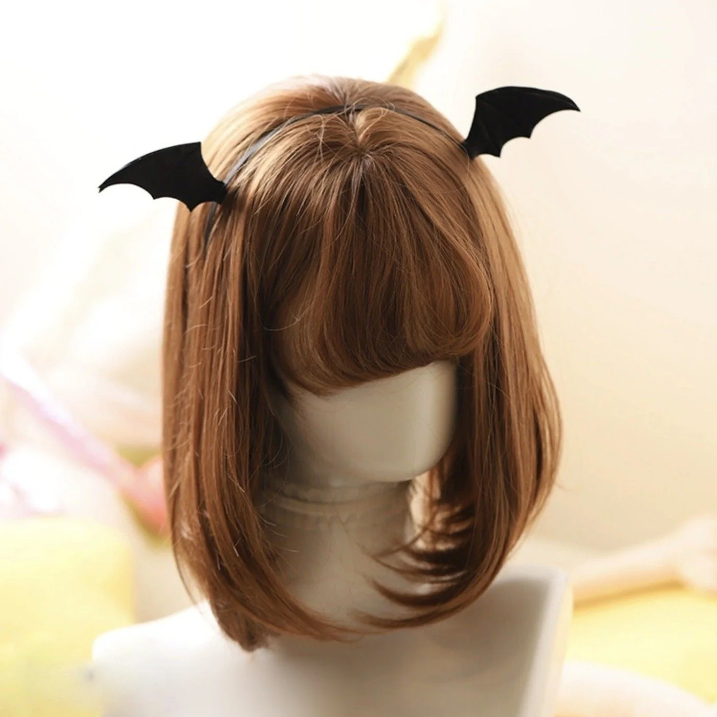 Bat and Angel Wing Headband or Hair Clips — view 1 Bat and Angel Wing Headband or Hair Clips — view 1