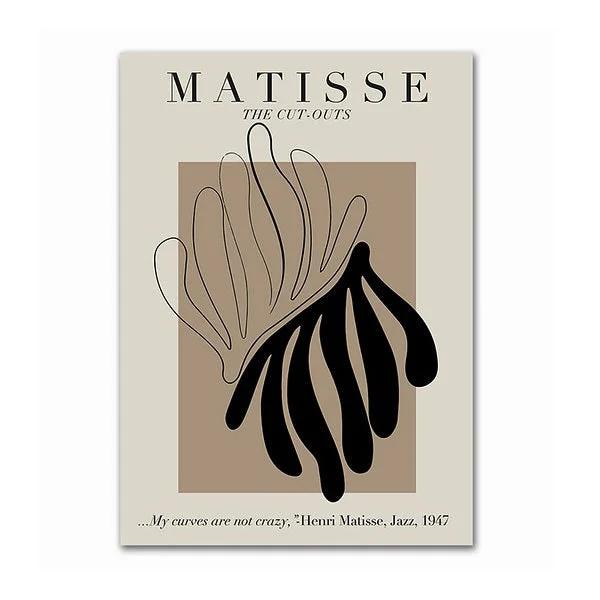 Matisse The Cut-Outs Canvas Posters — view 1 Matisse The Cut-Outs Canvas Posters — view 1