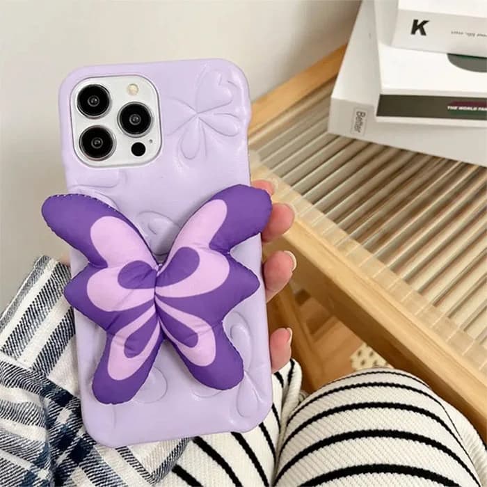 2.0 Butterfly Puffer IPhone Case — view 2 2.0 Butterfly Puffer IPhone Case — view 2