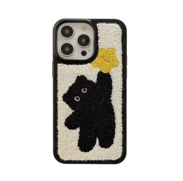 Black Kitty IPhone Cover — view 1 Black Kitty IPhone Cover — view 1