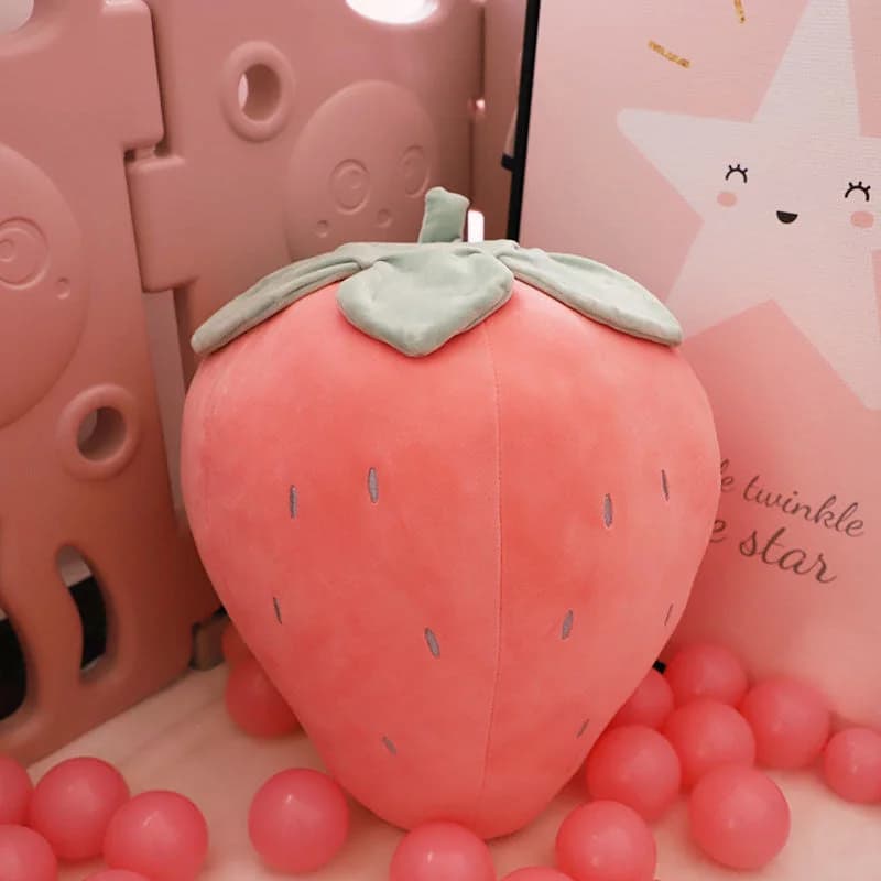 Sweet Strawberry Plushies — view 2 Sweet Strawberry Plushies — view 2