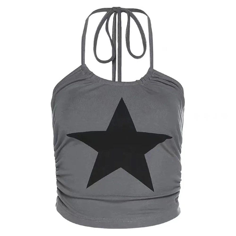 Star Girl Halter Crop Top — view 1 Star Girl Halter Crop Top — view 1