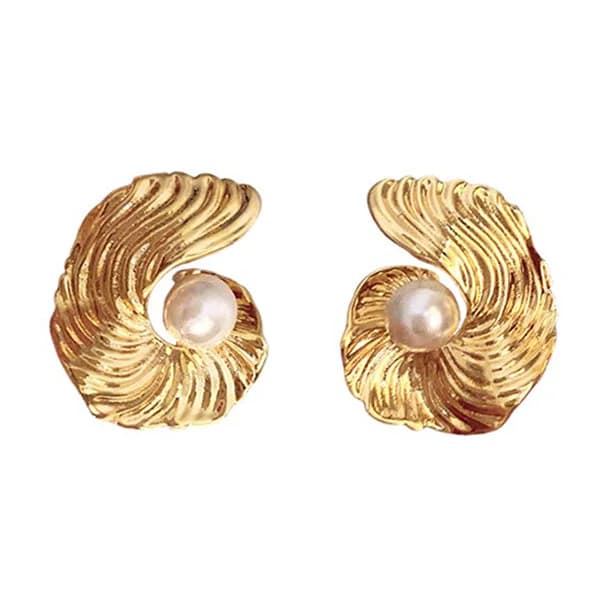 Ocean Whisper Shell Earrings — view 1 Ocean Whisper Shell Earrings — view 1