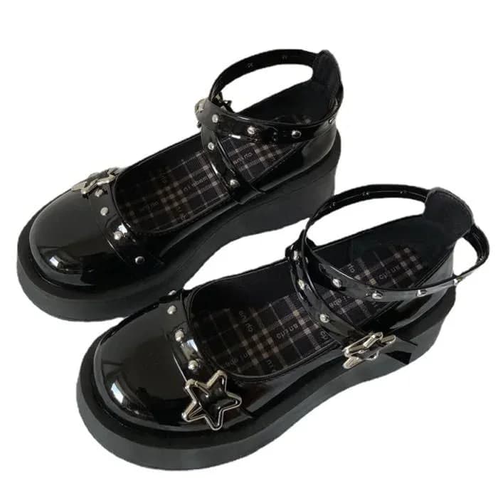 Star Girl Buckle Platform Sandals — view 1 Star Girl Buckle Platform Sandals — view 1