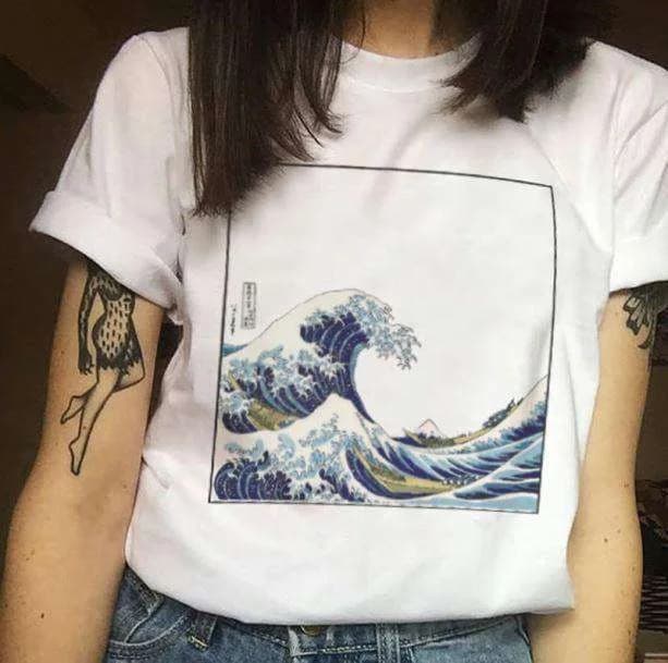 Catch The Wave T shirt — view 2 Catch The Wave T shirt — view 2