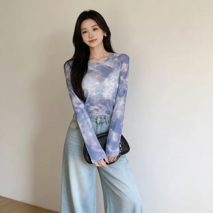 Aesthetic Tie-Dye Top — view 2 Aesthetic Tie-Dye Top — view 2
