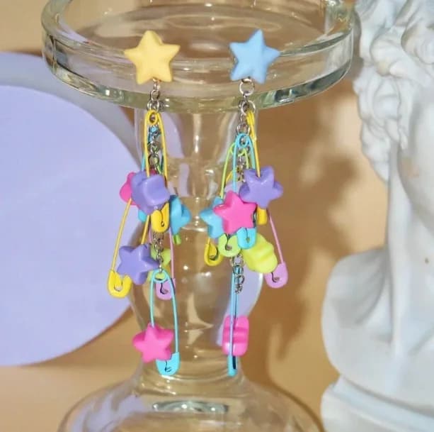 Candy Star Earrings — view 2 Candy Star Earrings — view 2