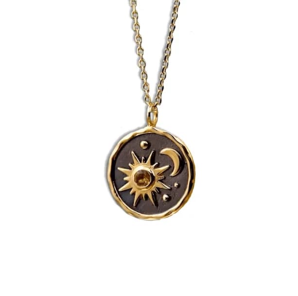 Sun And Moon Necklace — view 1 Sun And Moon Necklace — view 1