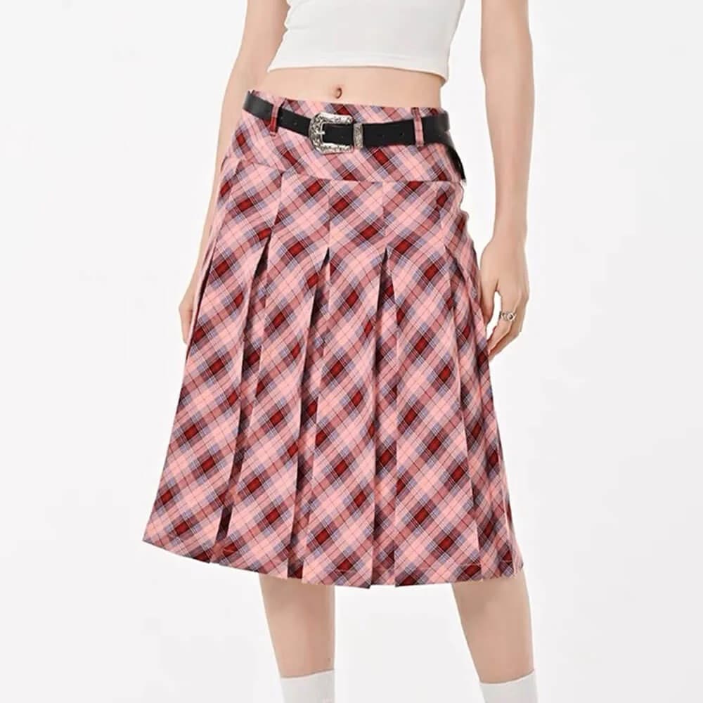 Good Manners Plaid Kilt Skirt — view 1 Good Manners Plaid Kilt Skirt — view 1