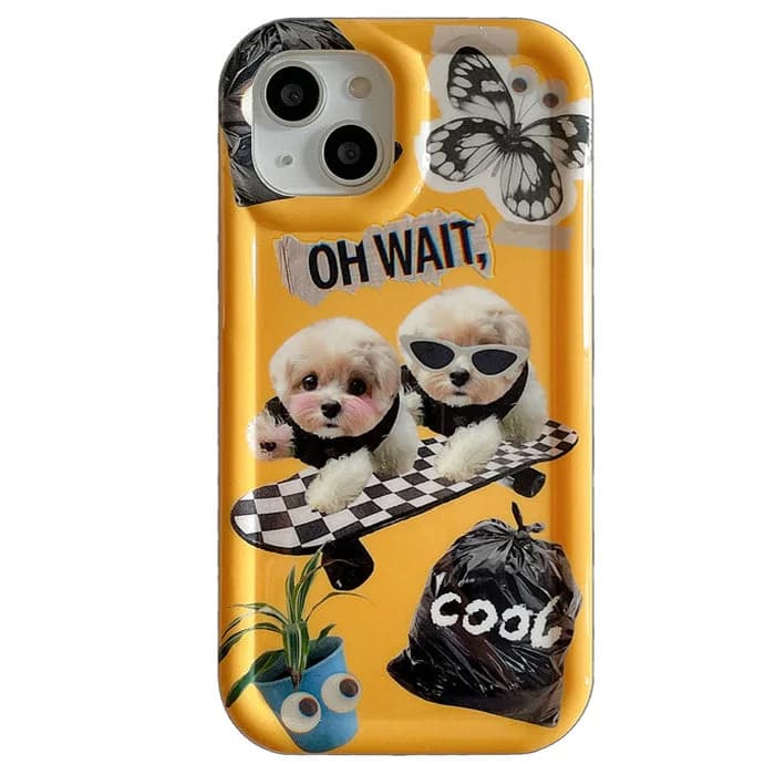 Skateboard Dog iPhone Case — view 1 Skateboard Dog iPhone Case — view 1