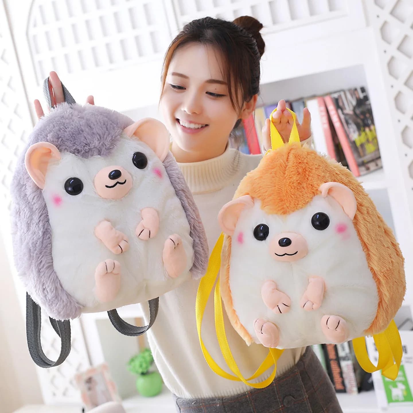 Kawaii Hedgehog Backpack — view 1 Kawaii Hedgehog Backpack — view 1