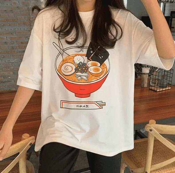 Ramen Noodles T shirt — view 2 Ramen Noodles T shirt — view 2