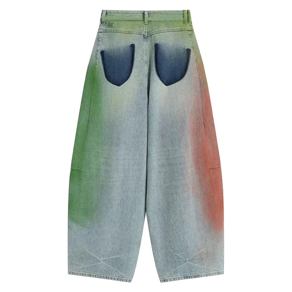 Barrel Gradient Denim Jeans — view 2 Barrel Gradient Denim Jeans — view 2