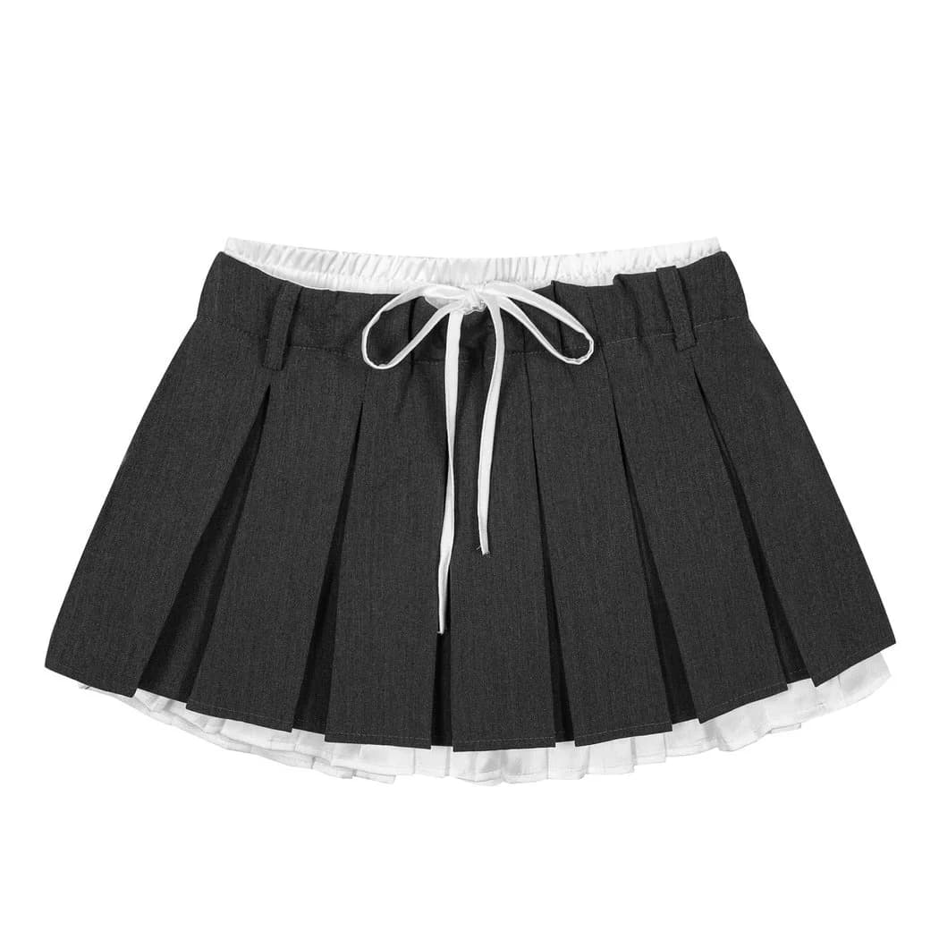 Preppy Layered Mini Skirt — view 1 Preppy Layered Mini Skirt — view 1