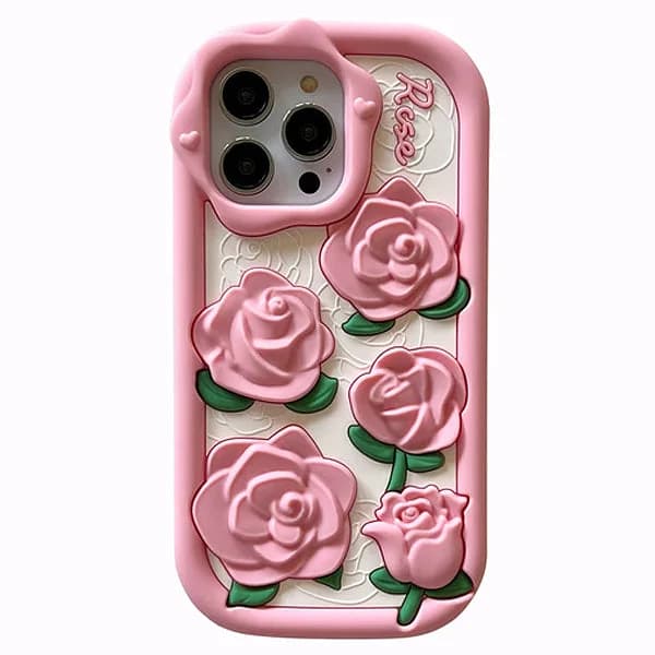 Pink Roses iPhone Case — view 1 Pink Roses iPhone Case — view 1