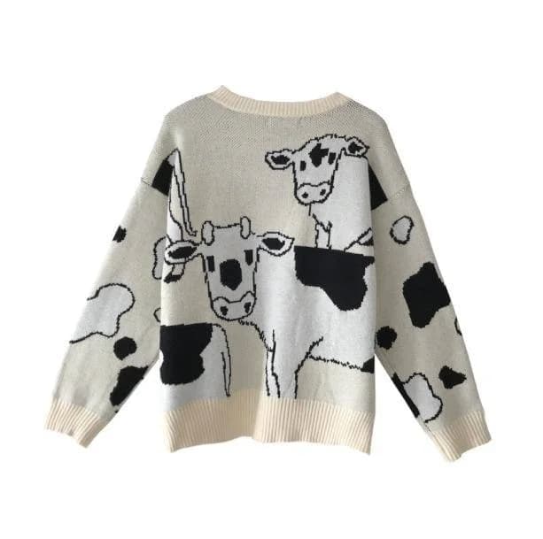 Lazy Cow Sweater — view 2 Lazy Cow Sweater — view 2